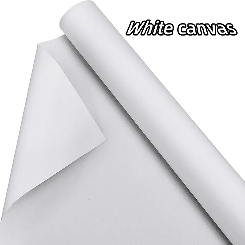 3-Meter High-Quality White Oil Painting Canvas Professional For Oil Painting Acrylic Pigments And Art Supplies Artistic Creation custom painting canvas painting canvas