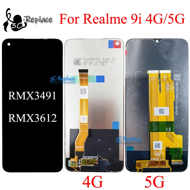 Realme 9i 5G Display and Touch Screen Glass Replacement RMX3612 - Touch LCD  Baba