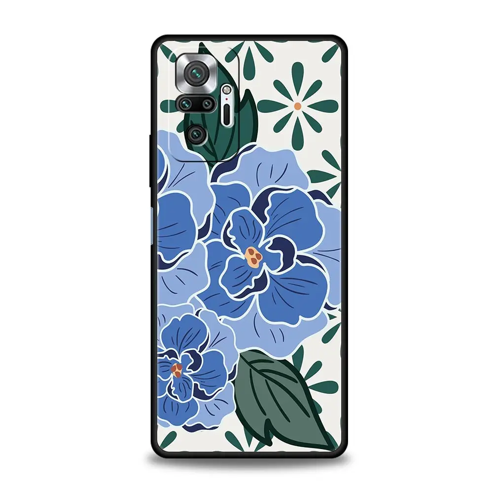 Abstract Flower Market Soft TPU Phone Case