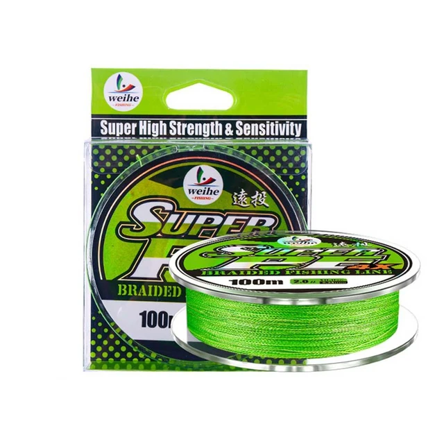 4 Braided Fishing Line Hot Sale 100M High-strength Raw Silk High