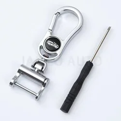 Transparent Car Key Case Cover Shell with Keychain (A)