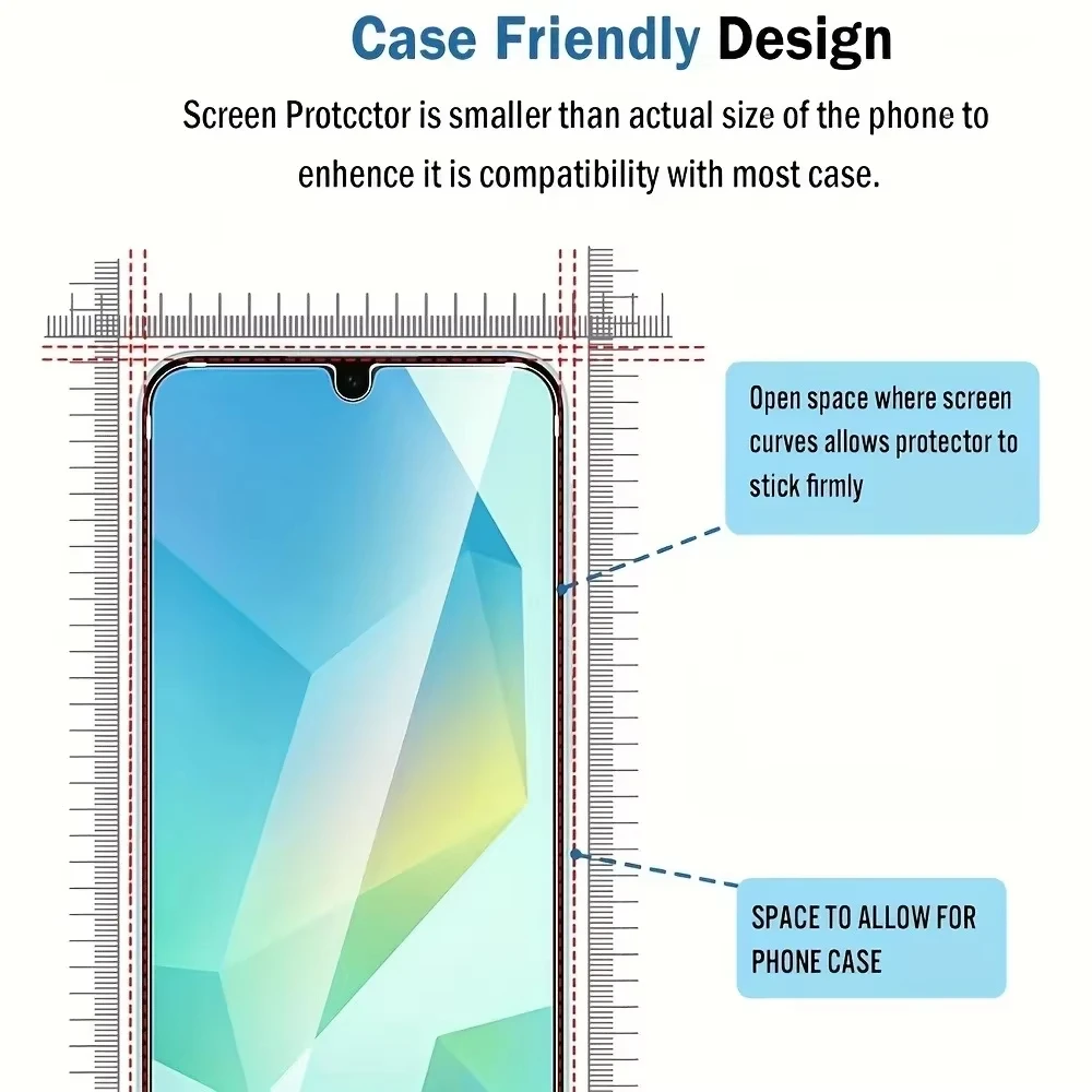4-in-1 Tempered Glass Screen and Camera Protector Set