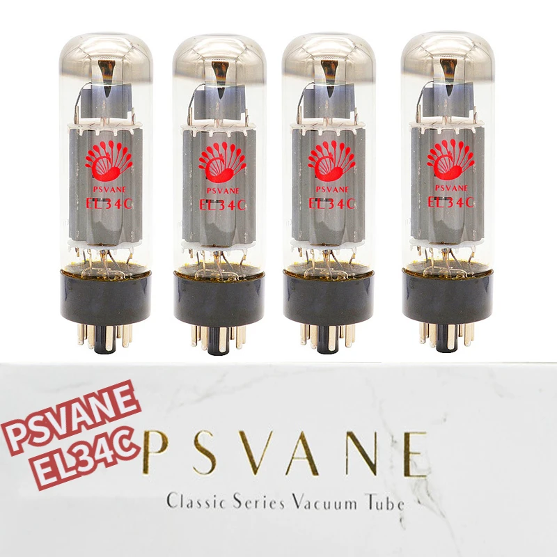 PSVANE EL34C HIFI 오디오 튜브 진공관은 EL34 EL34B 5881 6L6G 6CA7 6P3P KT77 공장 정밀 일치 및 테스트를 대체합니다.