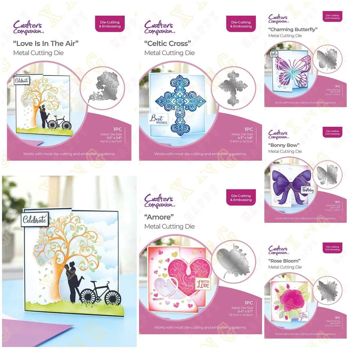 

Rose Bloom Bonny Bow Cutting Dies Craft Embossing Make Paper Greeting Card Making Template DIY Handmade 2024 New Arrival