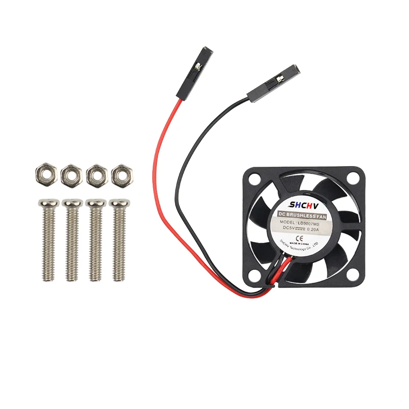 Chipset Raspberry Pi Cooler 5V Cooling Fan CPU Radiator 30x30 mm For Raspberry Pi Orange Pi