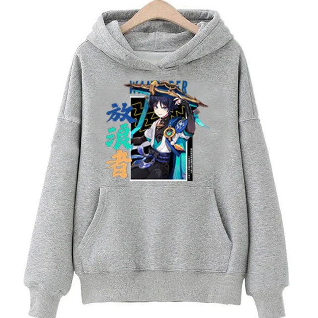 Anime Puxa, Camisa Com Capuz Engraçada, Camisa Kawaii Feminina