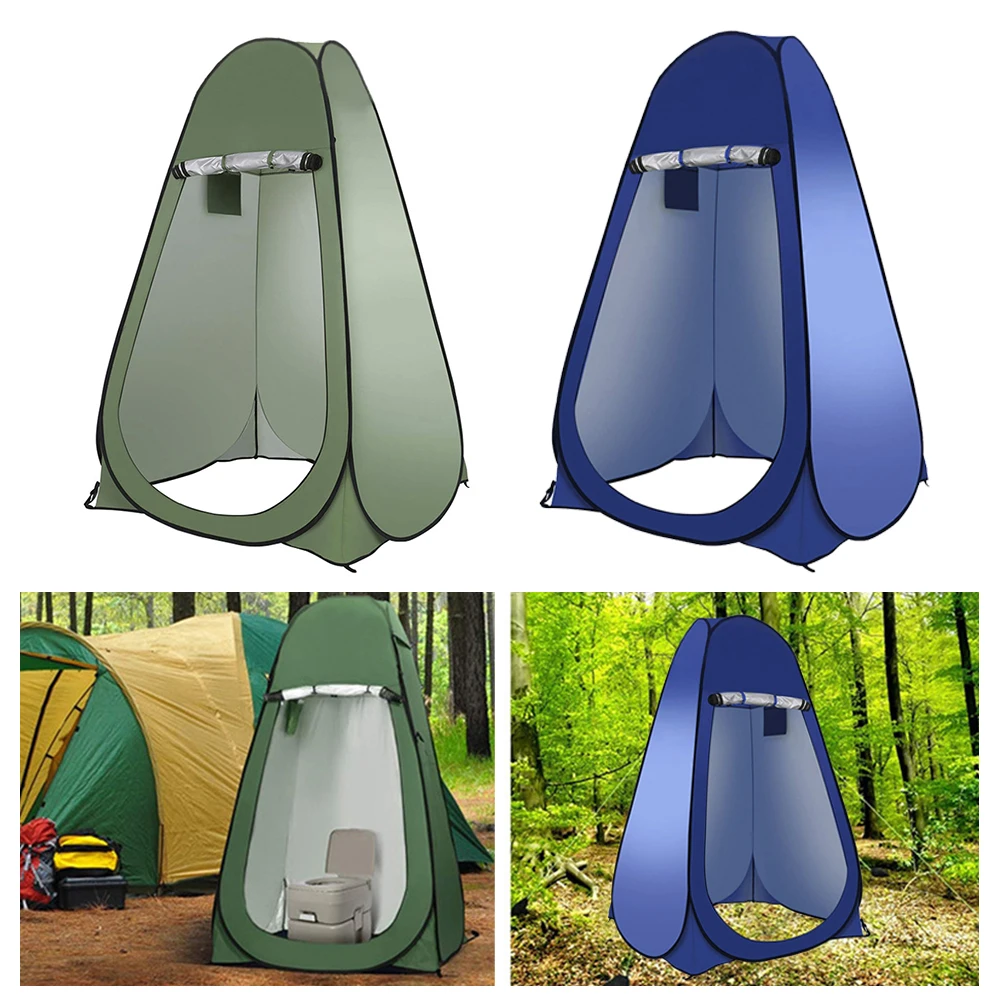 Pop Up Camping Tents Travel Toilet Shower Tent Bath Tourist Shower Privacy Shelter Awning Nature Hike Camping Equipment Supplies