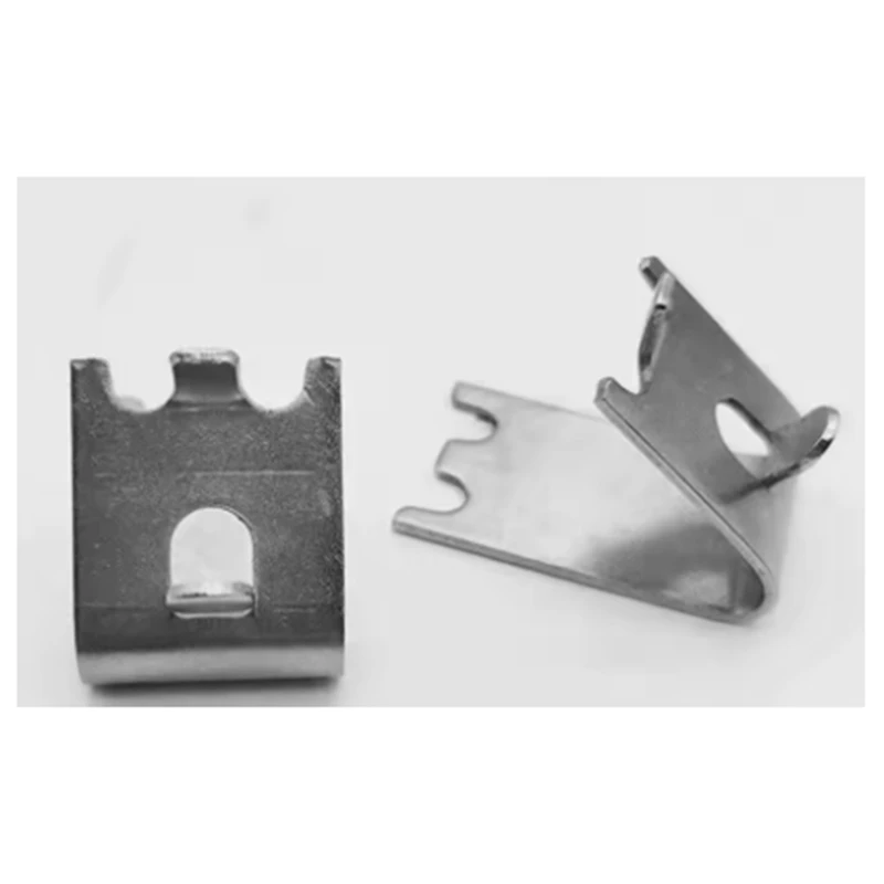 ABNO-12PCS Commercial Freezer Shelf Clips Stainless Steel Refrigerator Shelf Support Clamp Bracket Shelves Parts