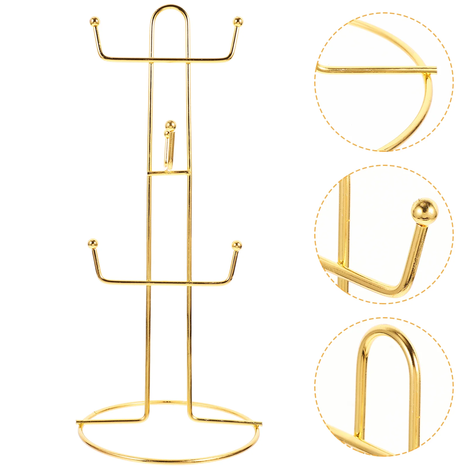 Coffee Cup Holder Mug for Counter Stand Tree Organizer Rack Mugs Bar Accessories Iron Tea cup storage holder