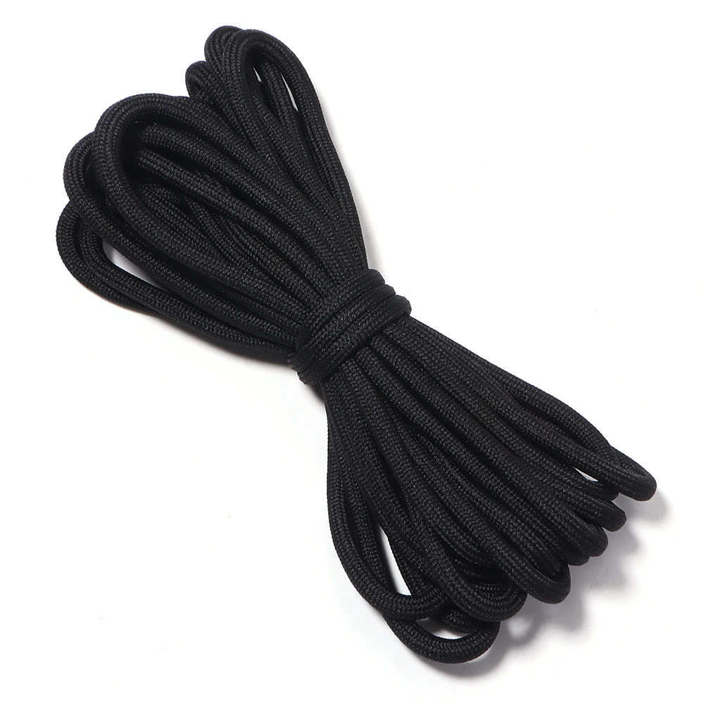 Colorful Polyester Braided Rope for Jewelry Making and Handcraft Accessories - 5 Yards, 5mm