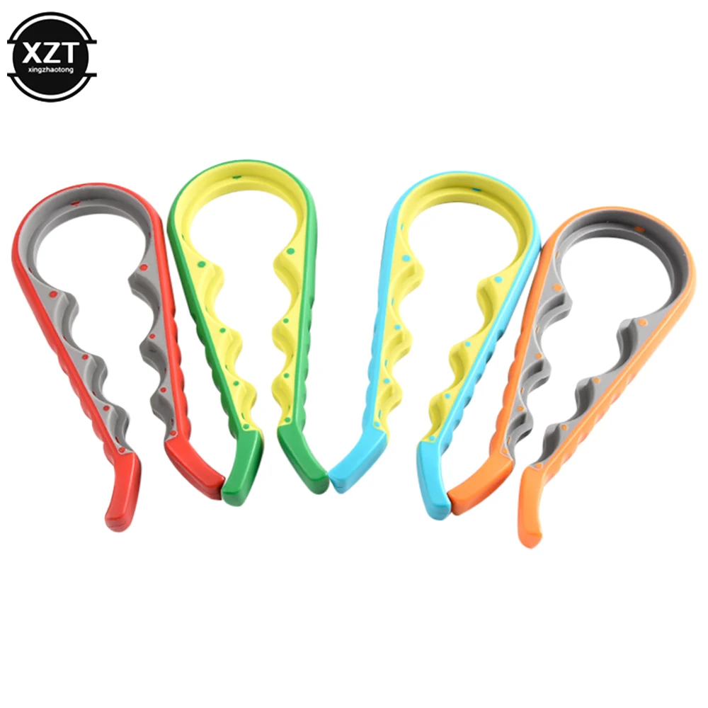 Bottle Opener Four in One Multi functional with Anti slip Silicone Handle Portable Kitchen Tool