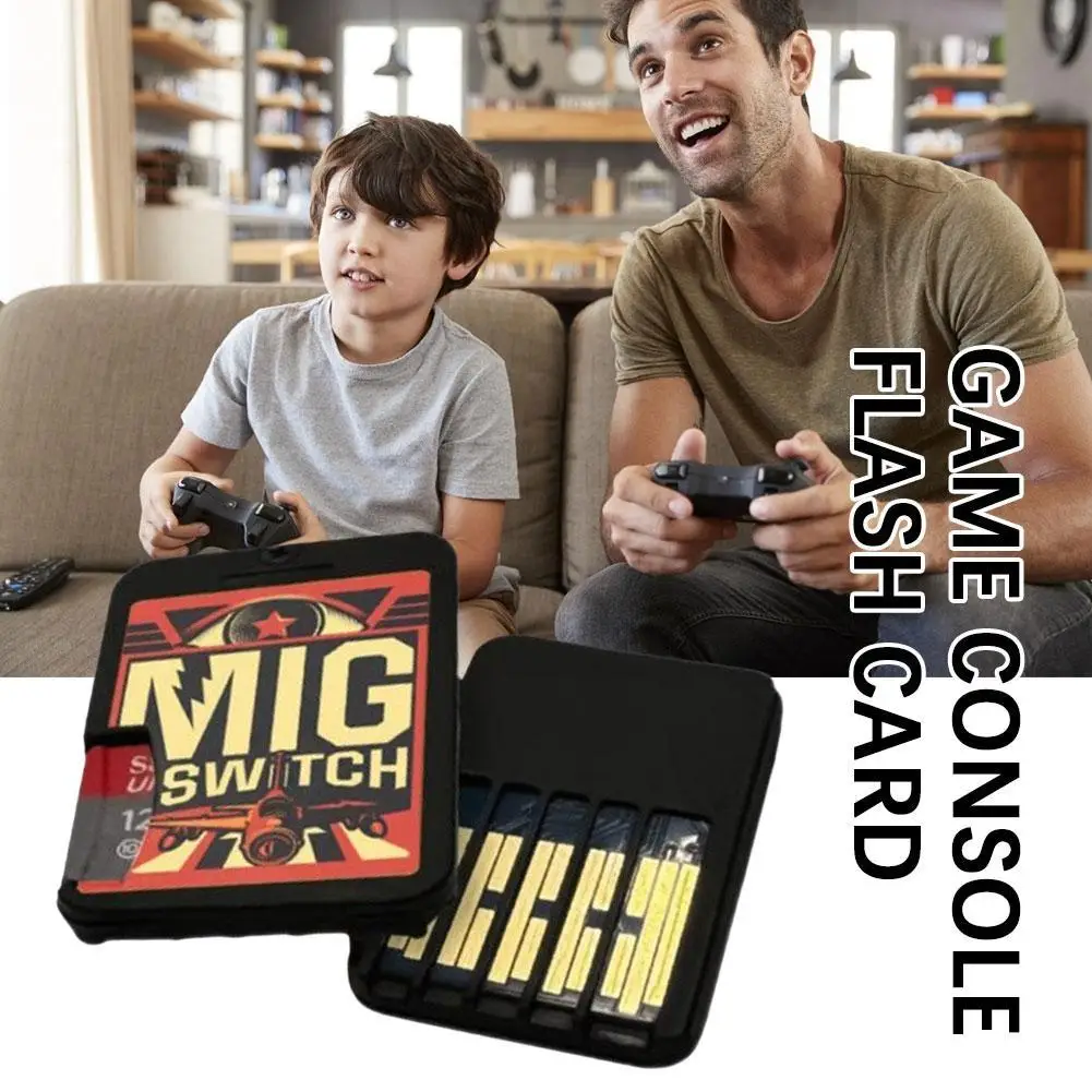 

New 1Pc Black Game Console Flash Card For Switch Burning Card For Mig MIG Switch Ns Backup Card Game Gadgets Burning Card Reader