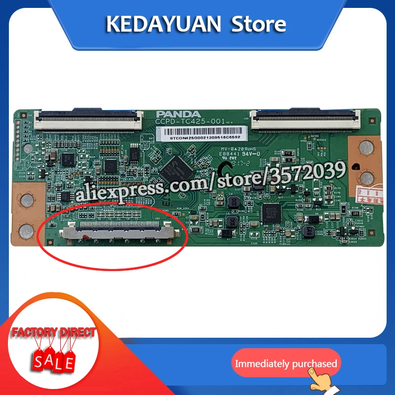 Carte PCB TCON Pour Téléviseur 17" - Référence FHD320SL4LV0.1 - Occasion Fonctionnelle - Garantie 1 An