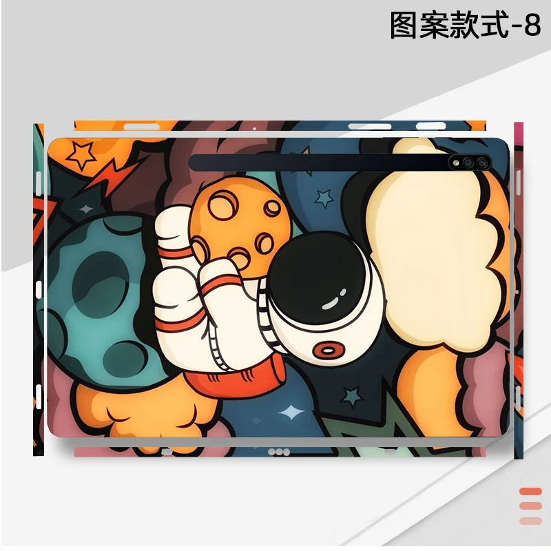 For Sumsung Tab S10 S9 S8 Ultra 14.6 Tab S8+ 12.4 S7+ FE T970 T870 Full Body Laptop Vinyl Decal Cover Sticker Skin Protector