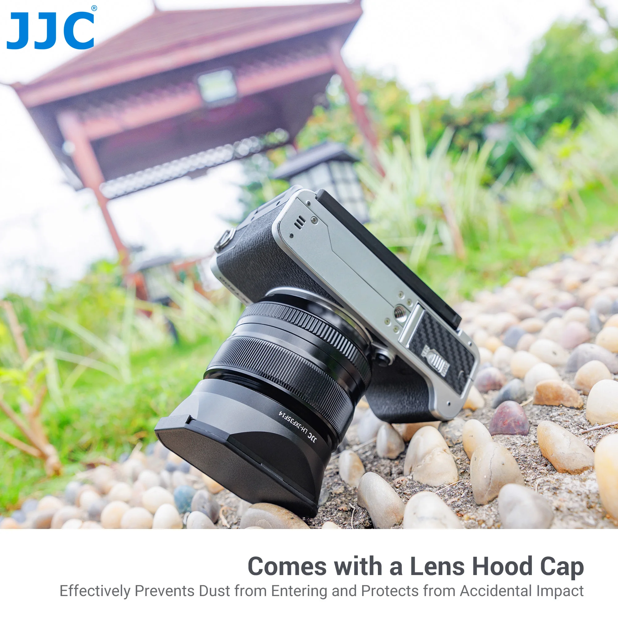 JJC Metal Lens Hood Sun Shade Compatible with Fujifilm XF 35mm