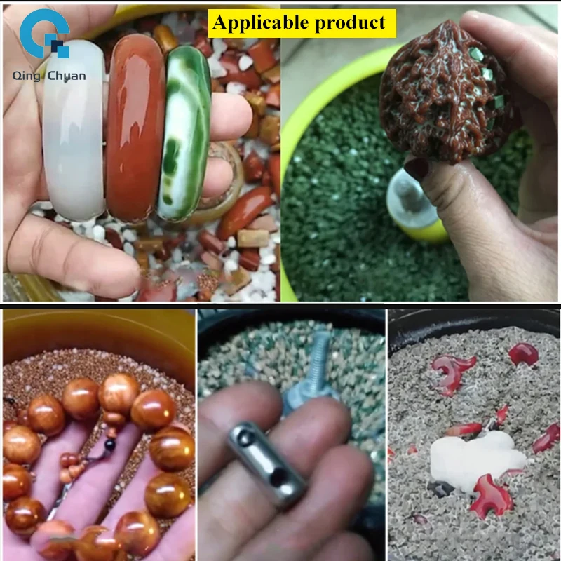 Vibratory Tumbler Polishing Machine Grinding Device for Jewelry Jade Agate Grinder
