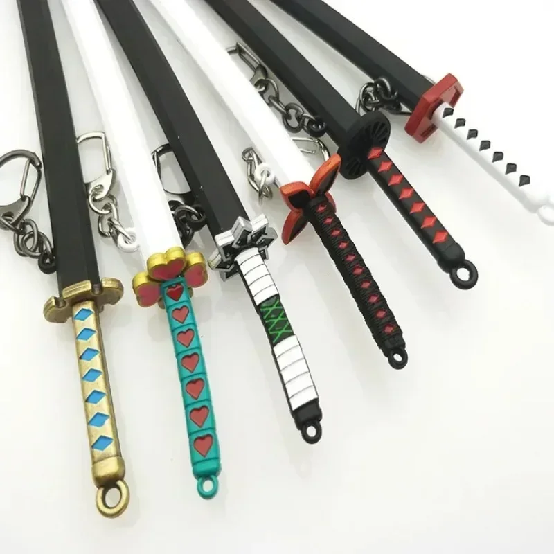 17 cm kleine Dämonentöter Katana Anime Kimetsu no Yaiba Metallschwert Ninja Messer echte japanische Katana Original Samurai Säbel Geschenk – Detail 11