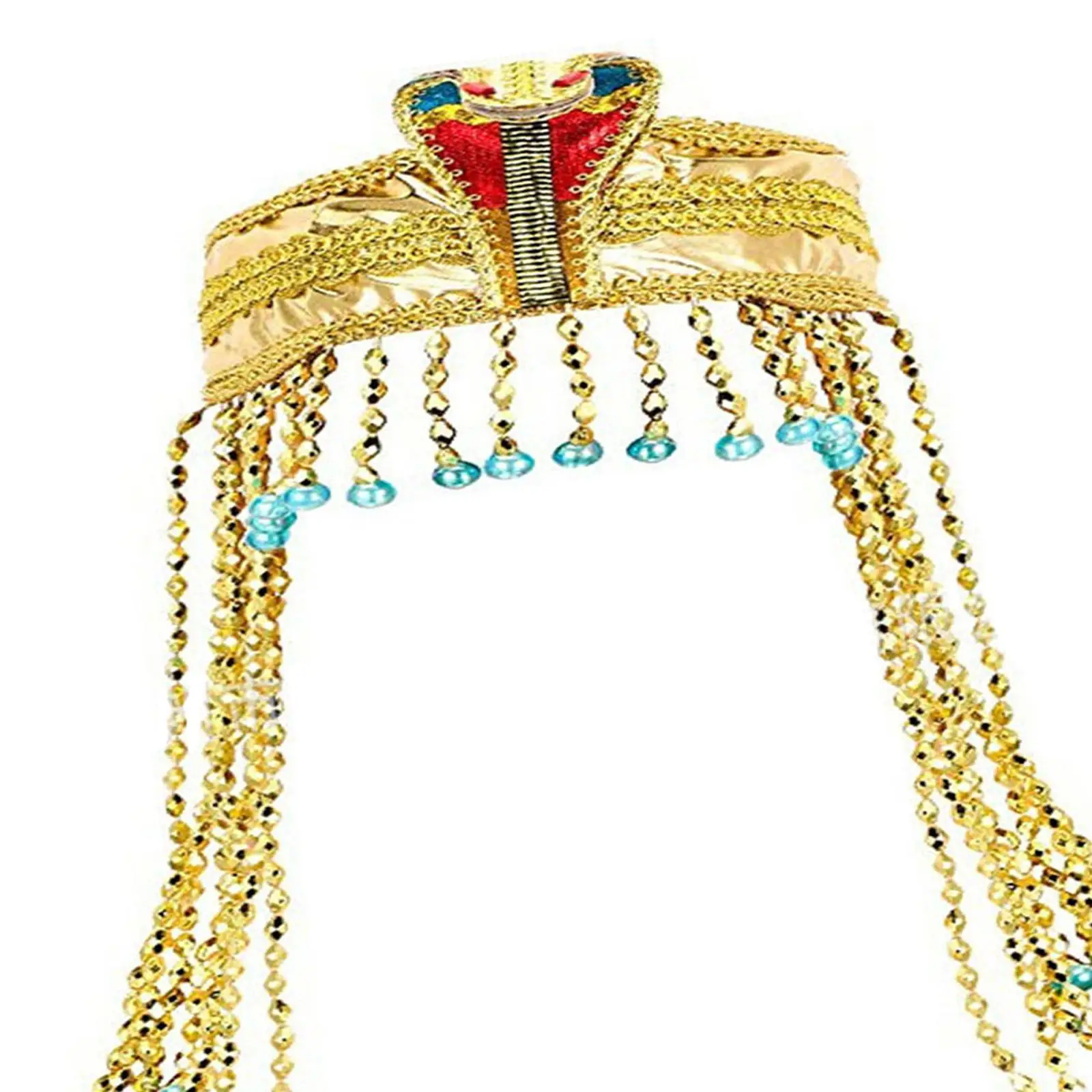 Antique Egypt Queen Headdress Snake Headband Crown Fashion for Stage Performance