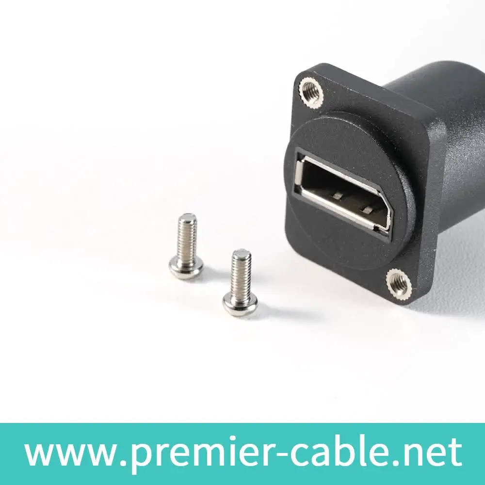 QIANRENON 5.5mm*2.1mm Panneau Montage Adaptateur DC 5.5*2.1mm Femelle à