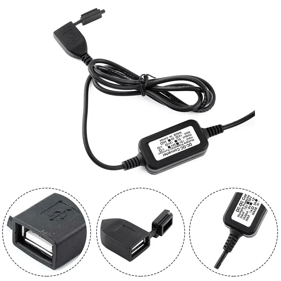 Intckwan Cargador USB Moto 48W IP65: 2 Puertos QC3.0 (18W) + PD3.0 (30W) Con Interruptor Y Montaje Para Manillar | Carga Rápida Para GPS, Móvil Y Cámara