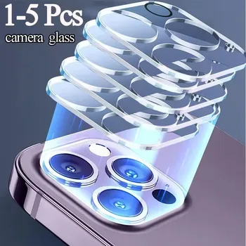 1-5Pcs Camera Lens Protector For Iphone 16 17 11 12 13 14 15 Pro Max Protector Lens Glass Camera Film For Iphone 12 13 Mini 1