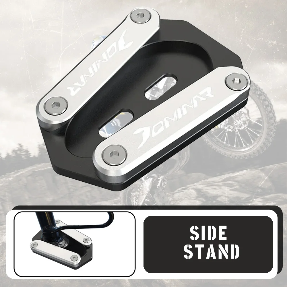 

2024 Motorcycle For BAJAJ DOMINAR250 DOMINAR400 DOMINAR 250 400 2021 2022 2023 Kickstand Enlarger Side Stand Extension Pad Plate