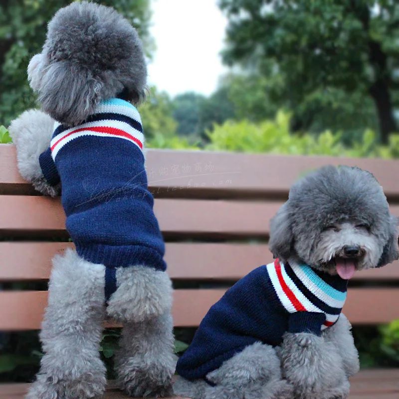 크리스마스 고양이 강아지 스웨터 풀오버, 소형견 치와와 요크셔 강아지 재킷, 애완 동물 의류, 겨울 강아지 의류