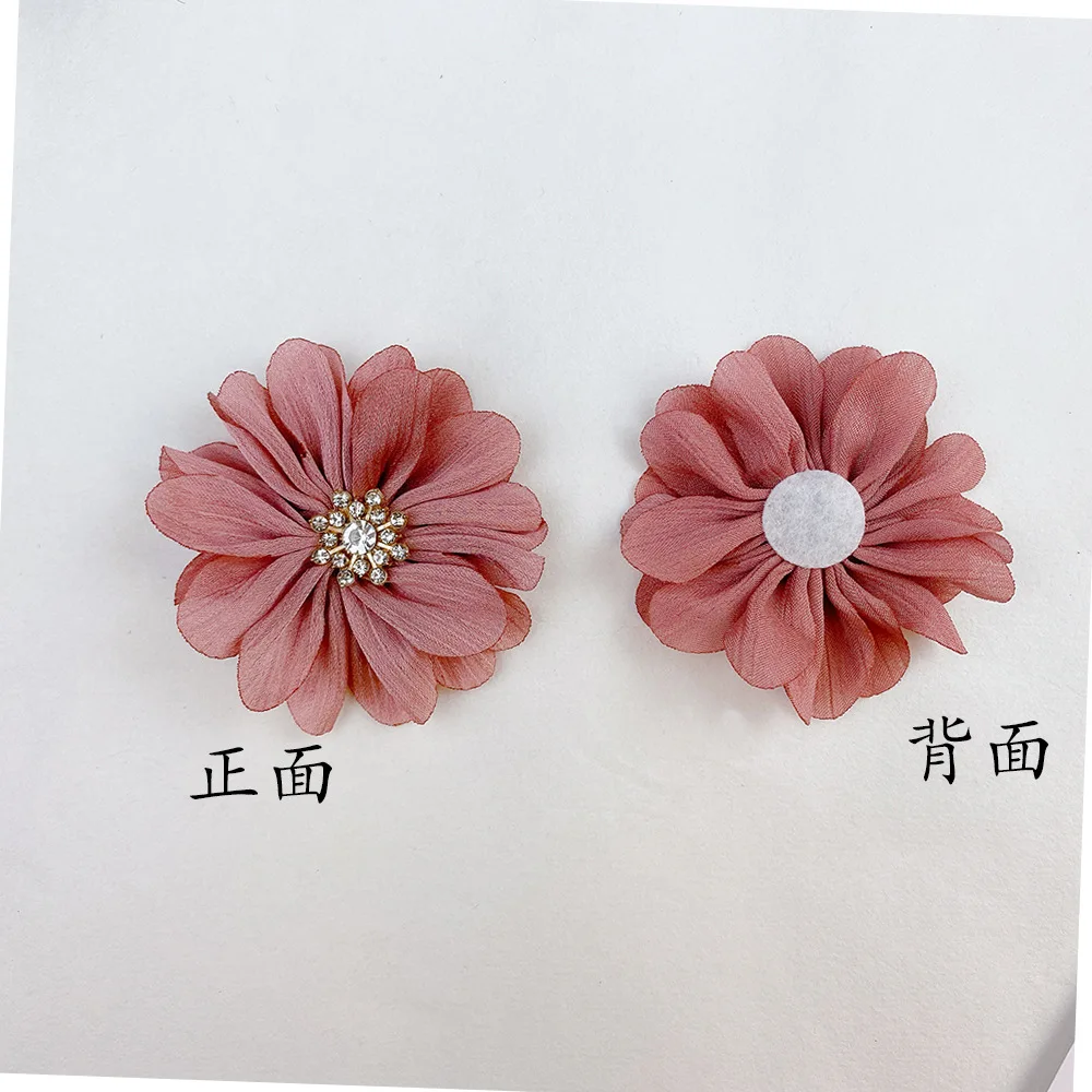 DIY 수제 액세서리, 패션 한국 입체 꽃, 헤어 액세서리, 코르사주 옷, 모자 장식, 레트로 스타일