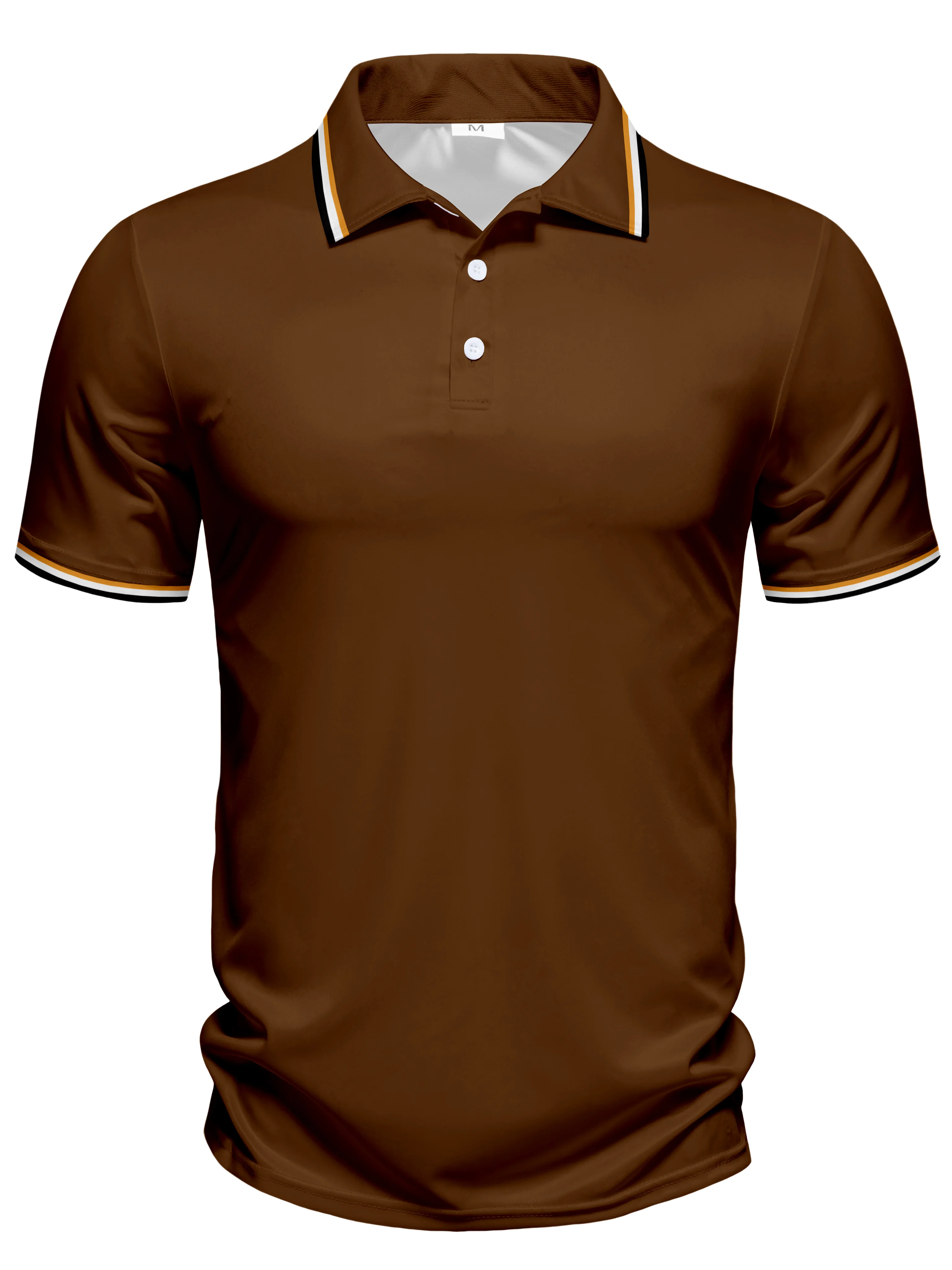 Polo casual da uomo in tinta unita, polo estiva alla moda a maniche corte, top sportivo per attività all'aperto