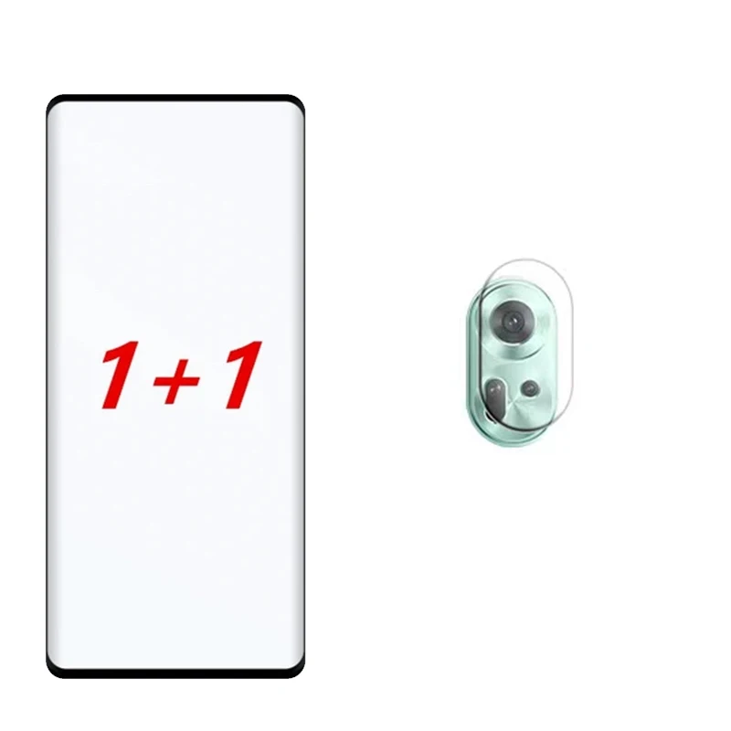 Enhanced Glass Screen and Camera Protector - Full Curved Tempered Coverage