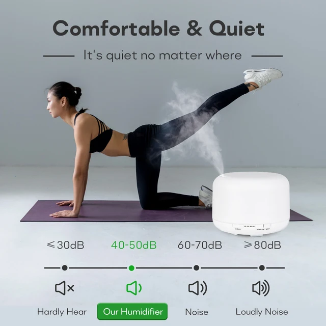 Air Humidifier Essential Oil Diffuser 300ML 500ML 1000ML With Lights Remote Control Ultrasound Electric Aromatherapy Diffuser 2