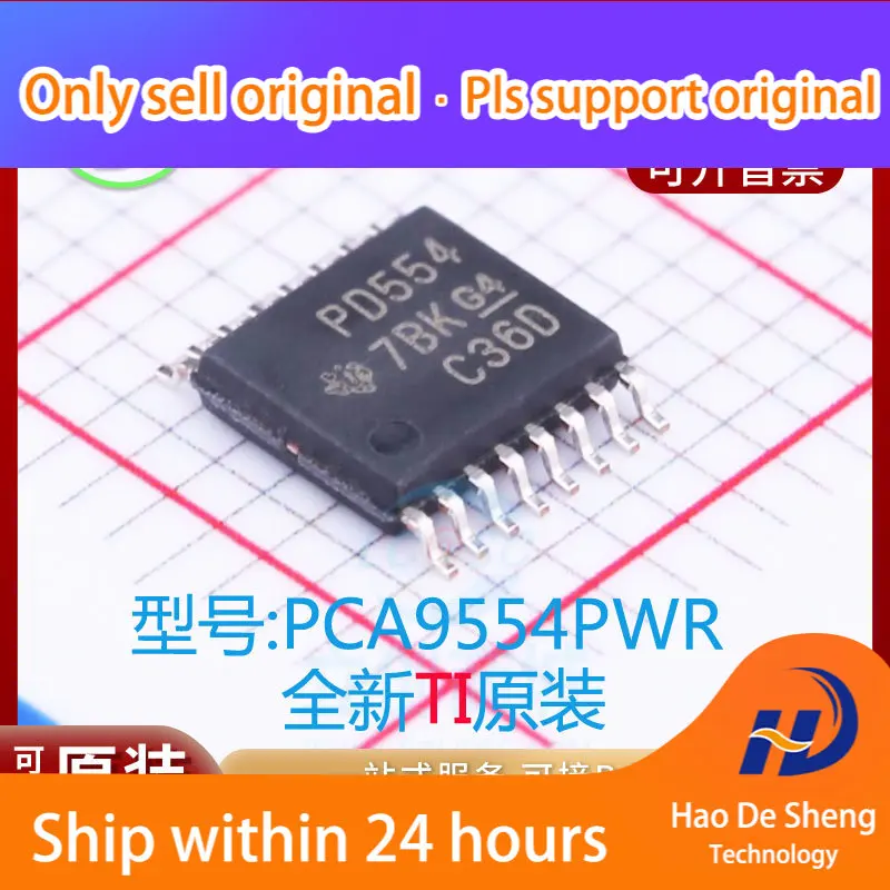 

10 шт./партия PCA9554PWR Logo PD554 TSSOP16 новый оригинальный фотоаккумулятор