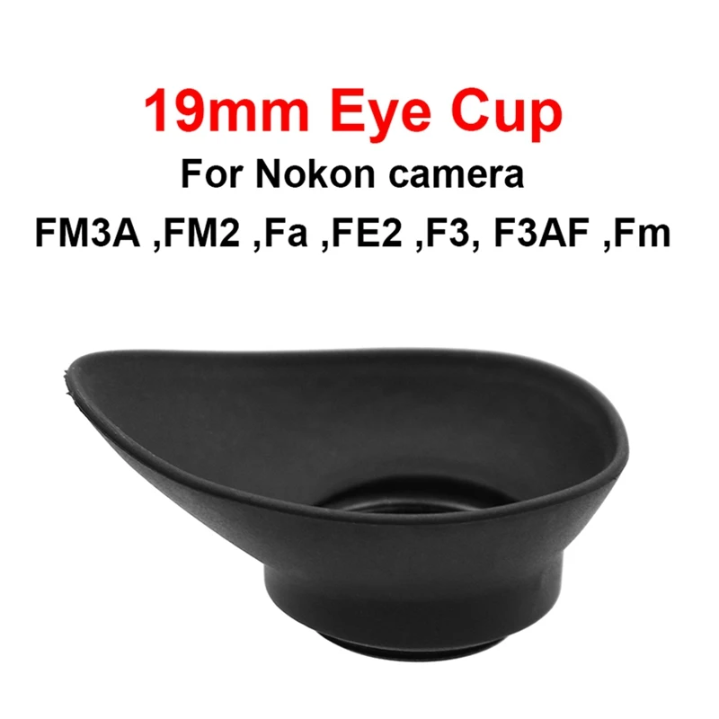 19Mm Rubber Eye Cup For Nikon Camera FM3A FM2 FA FE2 F3 F3AF FM Camera Accessories