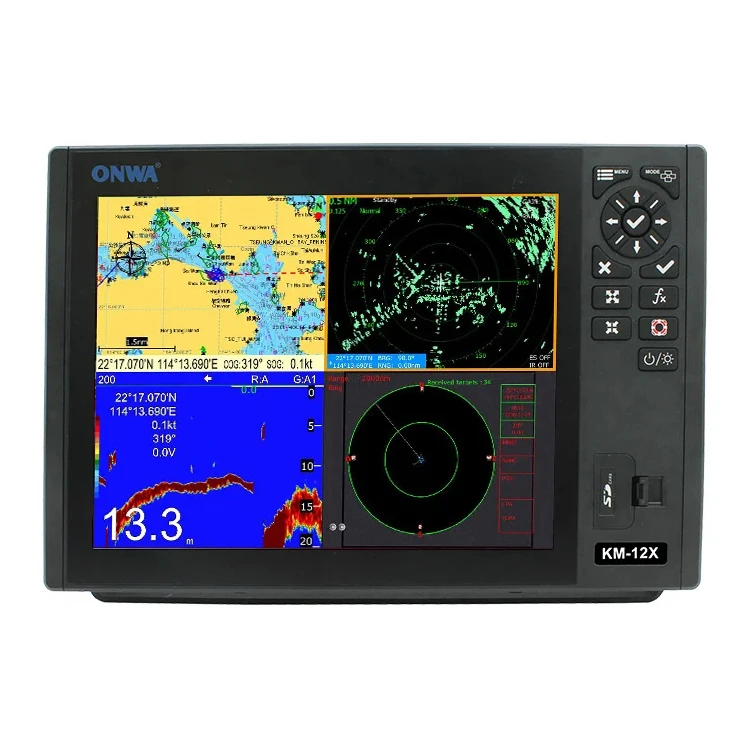 KM-12X 5 In 1 Marine Radar With Ais And Fish Finder
