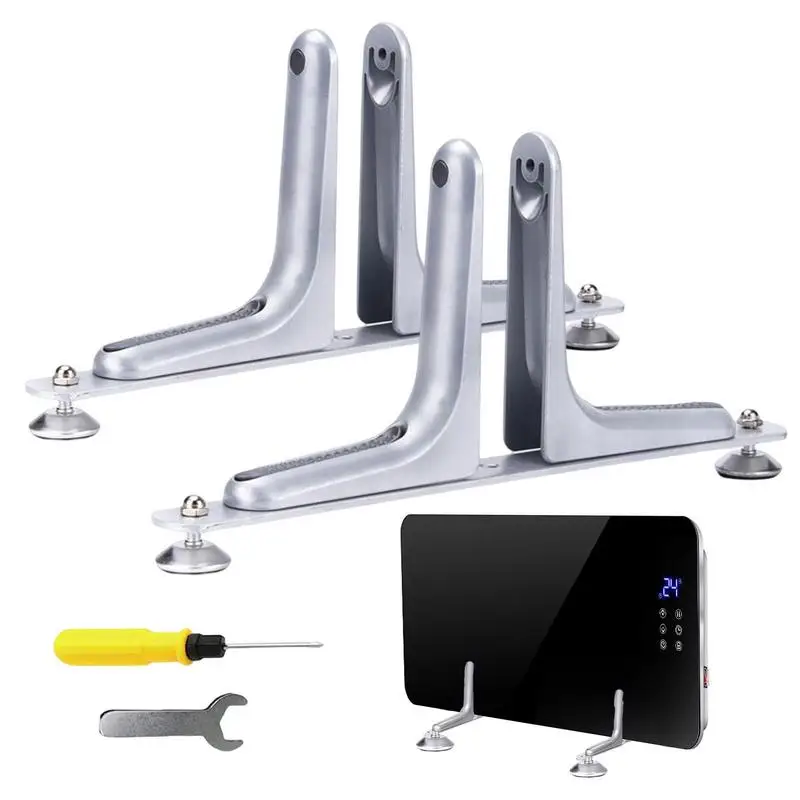 

Privacy Screen Holder Feet Aluminum Base Holder With Pulleys Multifunctional Infrared Heater Plate Support Foot Bracket Supplies