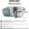 All-Clad Copper Core 5-Ply Stainless Steel Cookware Set, 5 Piece, Induction, Oven Broiler Safe 600F, Pots and Pans, Sauce Pan 2