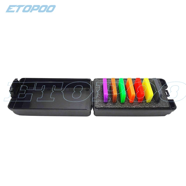 Rock Hardness Test Kit Durometer Gauge Shore A Durometer Test Block Kit ...