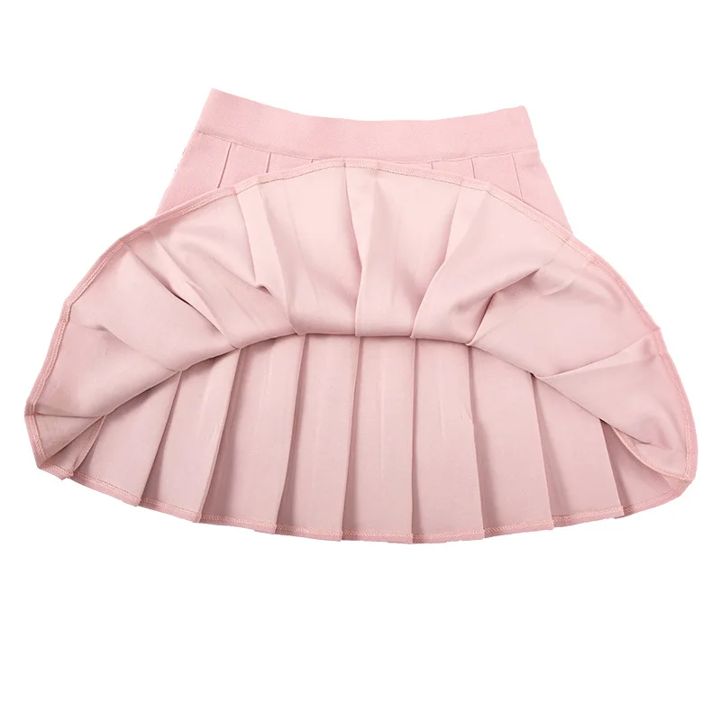 Without Shorts Women Skirts High Waist A-Line Woman Pleated Skirt Summer Fashion Female Mini Harajuku Ladies Short 5