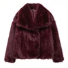 TRAF 2024 Faux Fur Coat Women Fluffy Women's Winter Jacket Long Sleeve Warm Winter Woman Coat Luxury Outerwears Coats for Woman 5