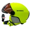 MOON Skiing Helmet Integrally-Molded PC+EPS High-Quality Ski Helmet Goggles Outdoor Sports Ski Snowboard Skateboard Helmets Mens 1