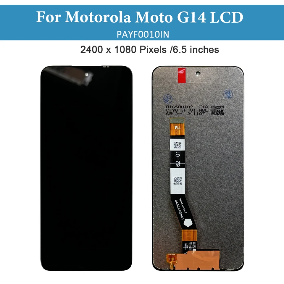 10 pçs/lote preto digitador para Motorola Droid Turbo XT1254 XT1225 LCD