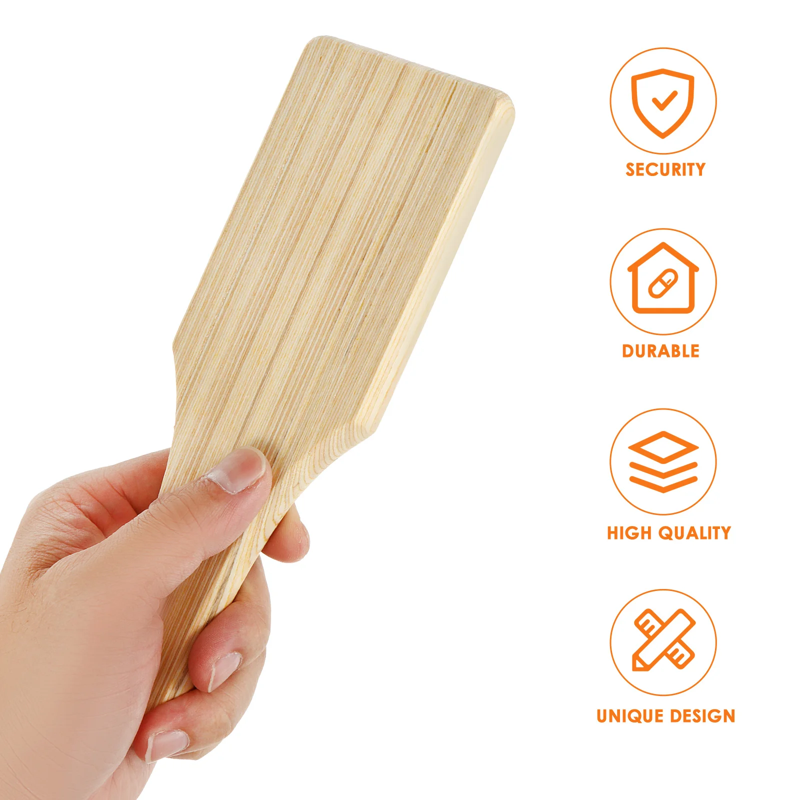 Wooden Mud Clay Paddle Tools Clay Modeling Board Smooth Paddle Flat Board Sculpture Pad Accessories