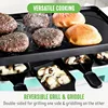 Indoor Tabletop Grill, Healthy Ceramic Nonstick, 2-in-1 Grill and Griddle,  Adjustable Temperature Control, PFAS-Free 4