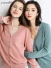 YSZWDBLX Spring Autumn Women Cardigans Single Breasted V-neck Solid Knitted Sweater Slim Female White Cardigans Casual Outerwear