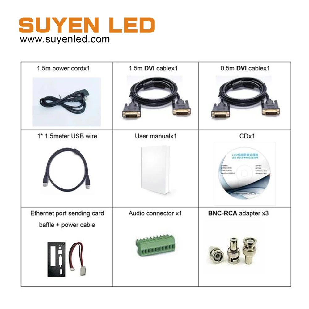 VDWALL LVP615S 무대 이벤트 HD LED 비디오 프로세서