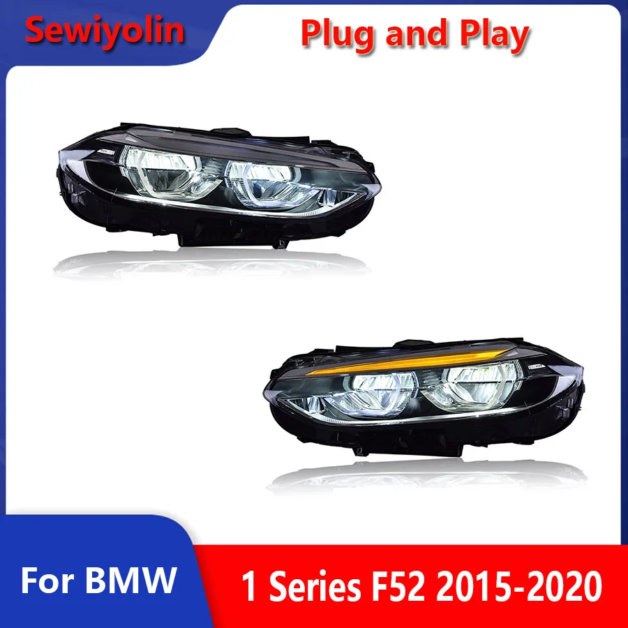 

Car Accessories Auto Headlights led For BMW 1 Series F52 2015-2020 DRL Fog Brake Lamp Assembly Tuning Lights Plug And Play
