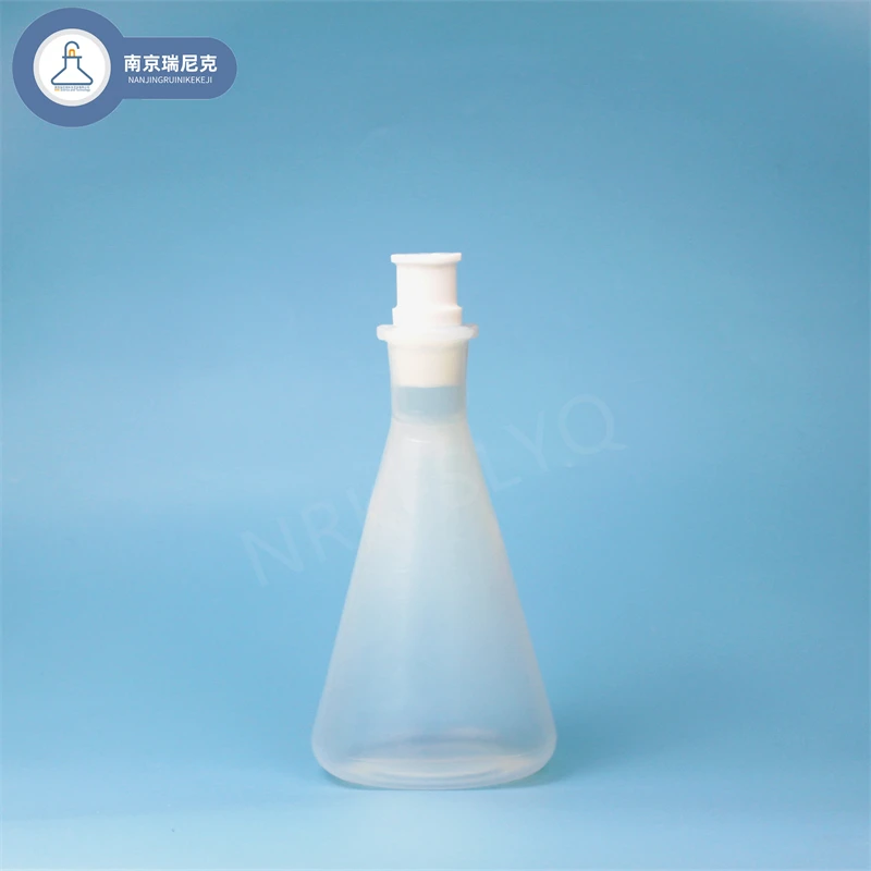 다중 목 PFA 삼각 플라스크, 산 및 알칼리 내성, 고온 내성 원뿔형 반응 플라스크, 250ml