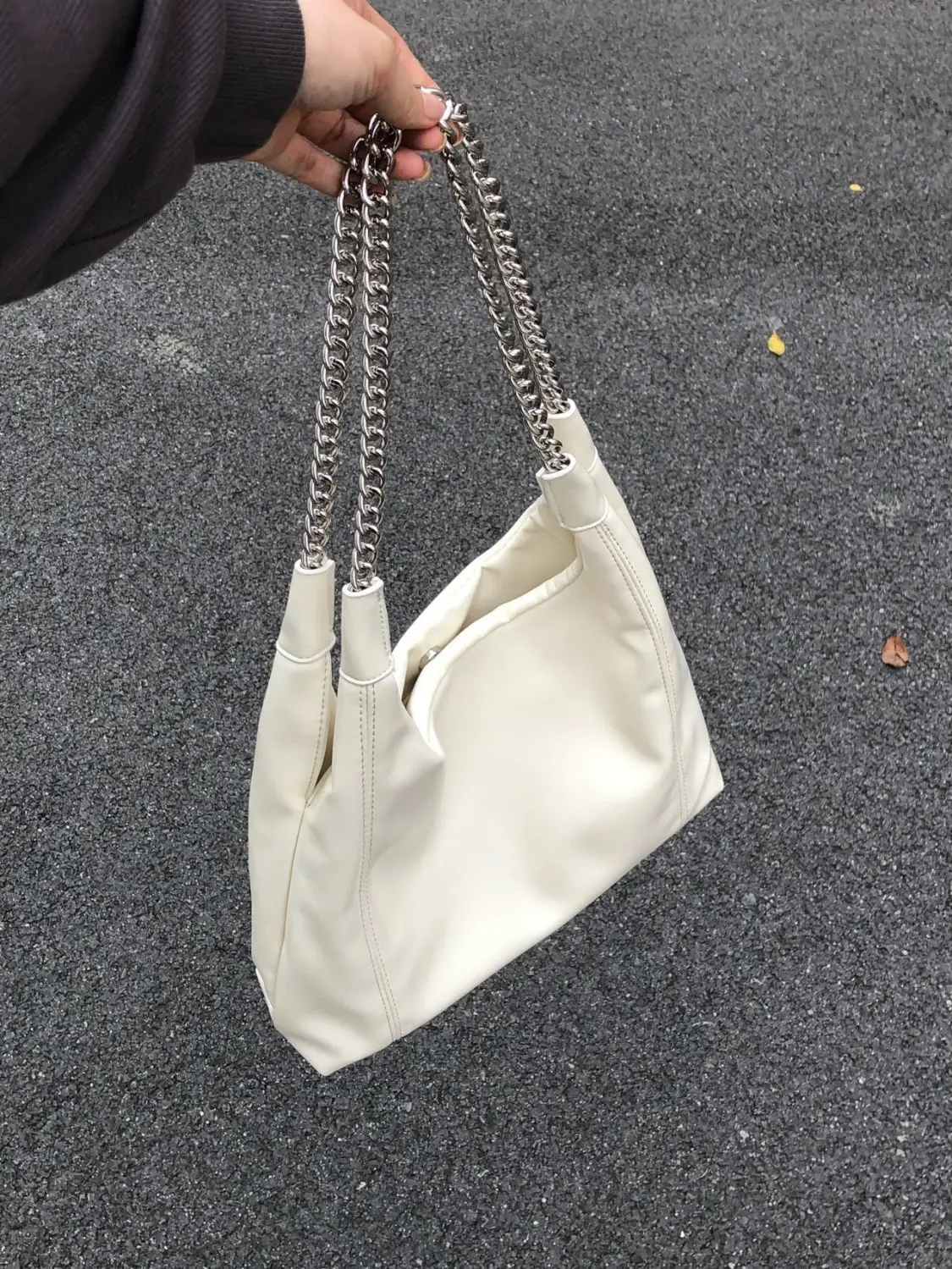 JIAERDI Vintage Black Tote Bag Women 2025 Retro Chain Chic Casual Handbag Purse Ladies Large Capacity Shoulder Bags Bolsos Mujer