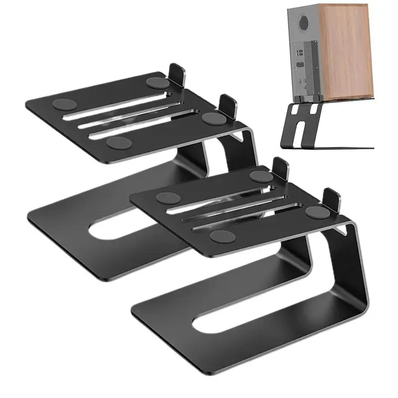 

2 PCS Bookshelf Speaker Stands Studio Monitor Stands Bedroom Home Desktop Speaker Stands Desktop Solid Speaker Stands