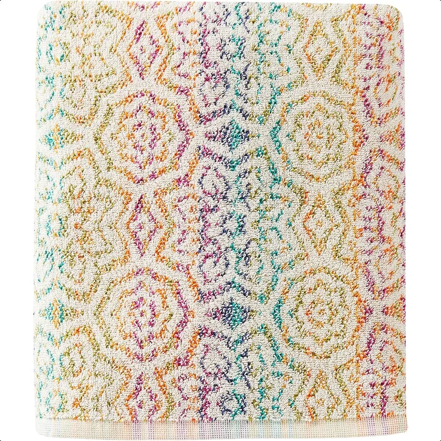 Rhapsody Jacquard Multi Color Bath Towel